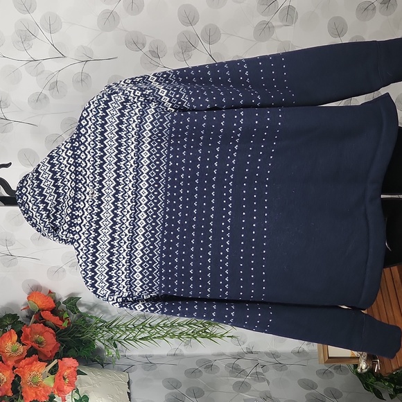 Vineyard Vines Fair Isle Fleece Pullover - Picture 7 of 10